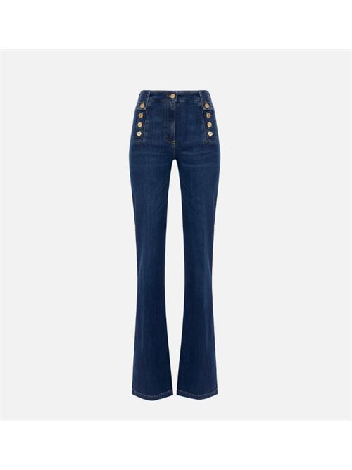 PALAZZO JEANS ELISABETTA FRANCHI | PJ02D56E2104 Blue denim
